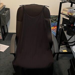 American Eagle black midi tank dress w/ side splits (both sides) in Large